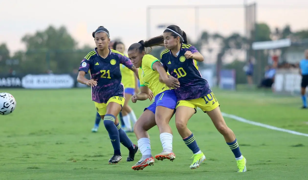 Colombia vs Brasil, Sudamericano femenino sub-20