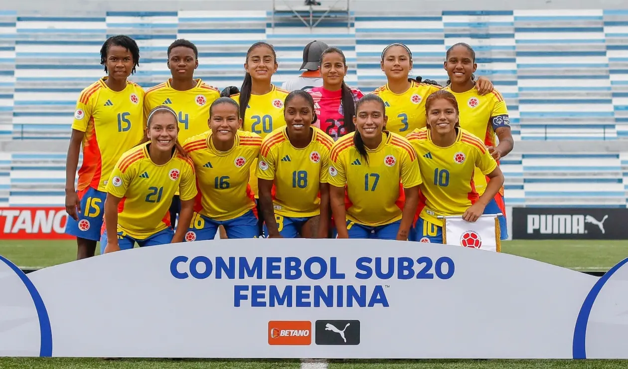 Selección Colombia en el Sudamericano Femenino sub-20