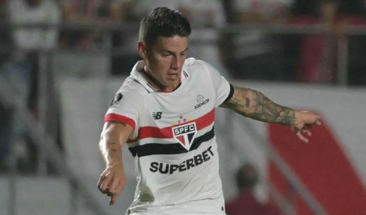 James Rodríguez con Sao Paulo