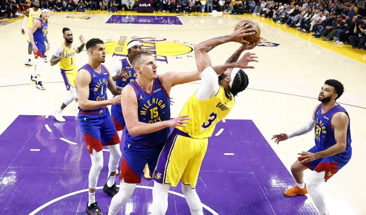 NBA: Nuggets pone a Lakers contra las cuerdas en los Playoffs