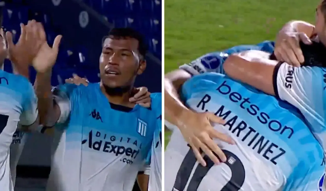Roger Martínez anota gol en la Copa Sudamericana