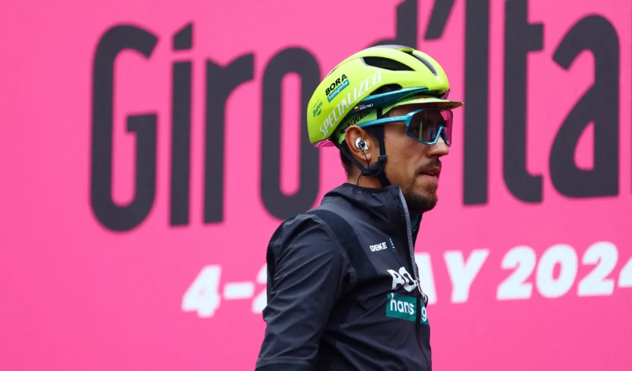 Daniel Martínez en el Giro de Italia 2024