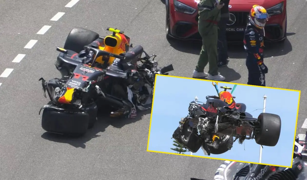 Accidente de Sergio Pérez en el GP de Mónaco