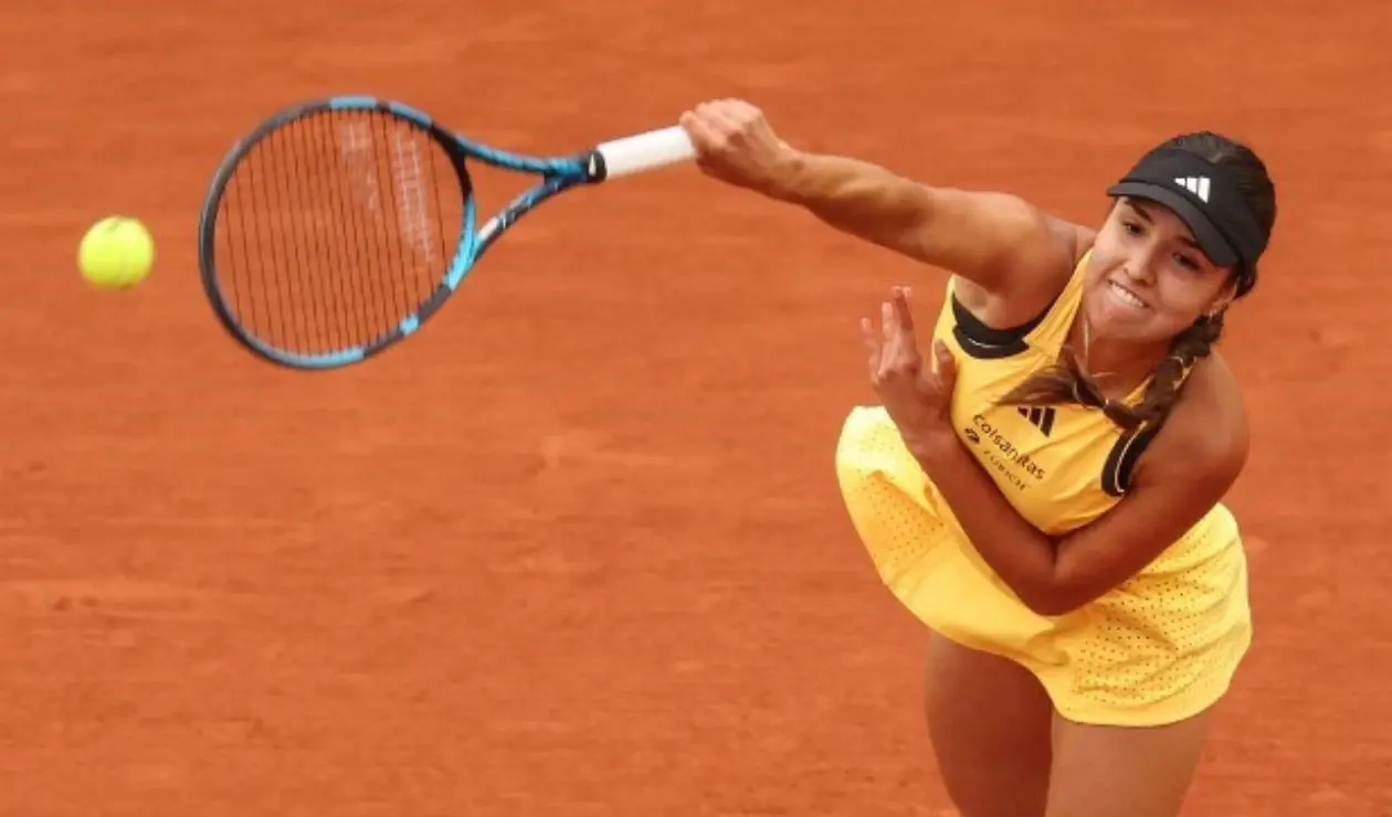 Camila Osorio en el Roland Garros