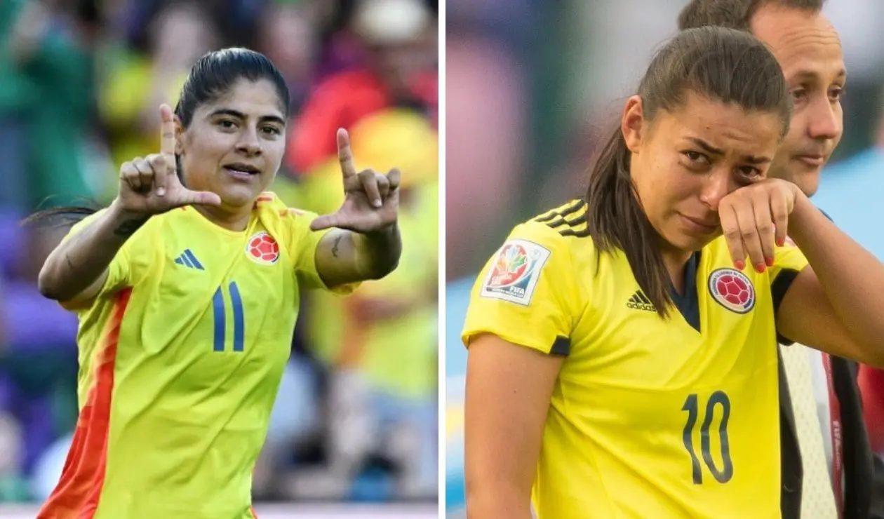 Catalina Usme y Yoreli Rincón en la selección Colombia