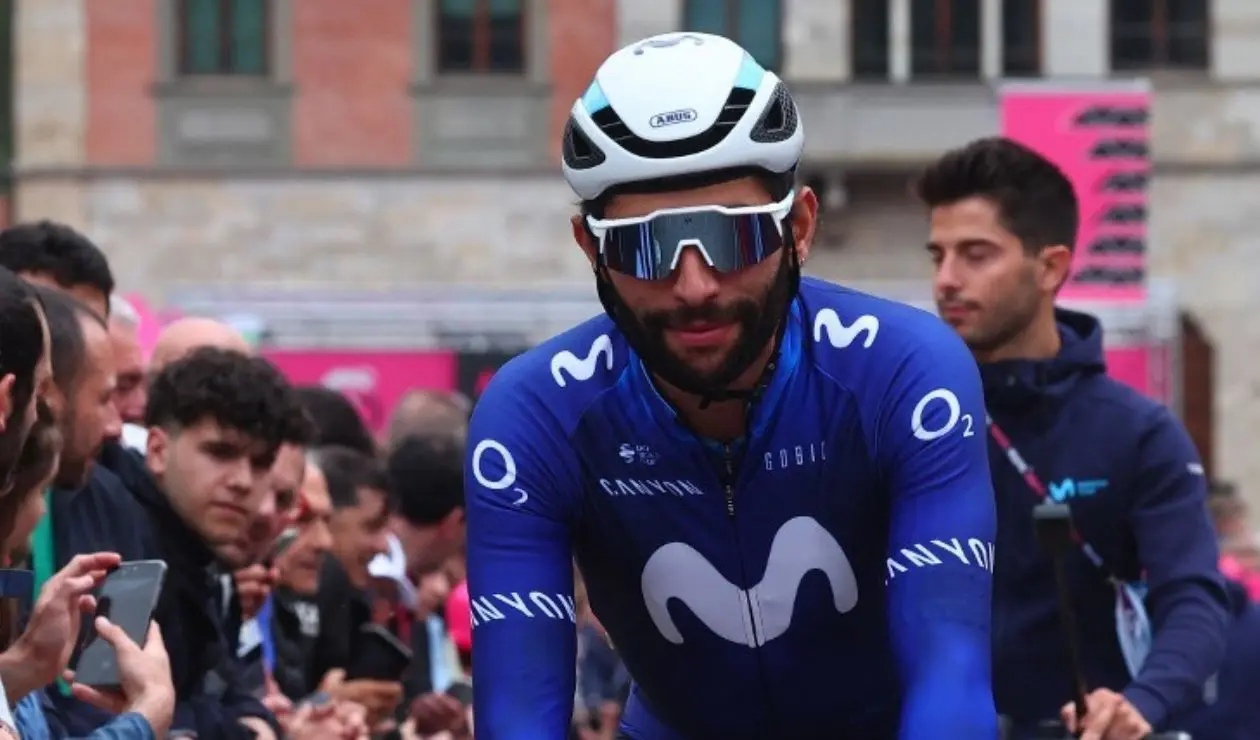 Fernando Gaviria con el Movistar