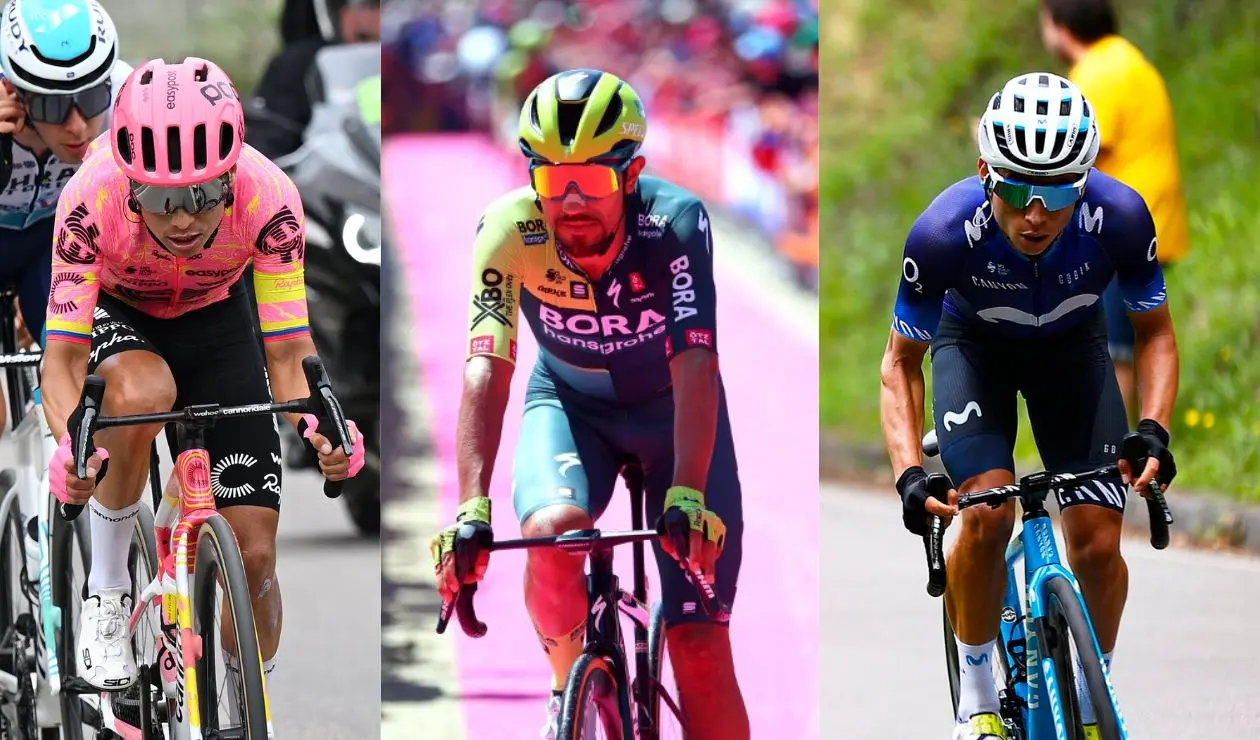 Giro de Italia 2024; etapa 18: colombianos en la clasificación general