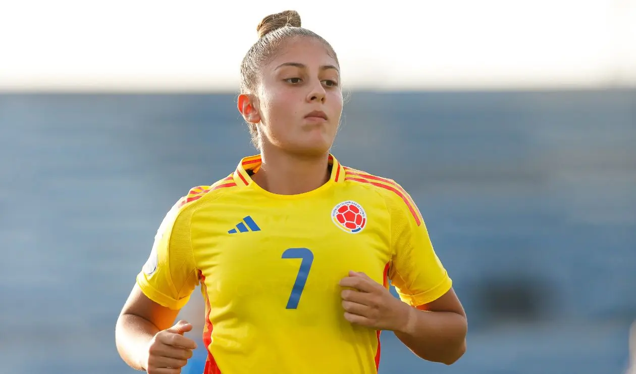 Karla Viancha con la selección Colombia en el Sudamericano sub-20
