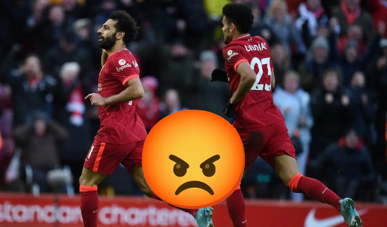 Revelan por qué Salah le niega el balón a Luis Díaz