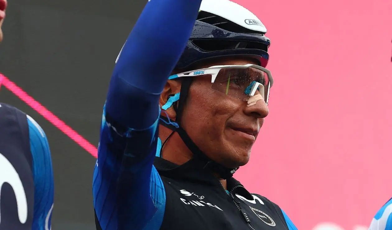 Nairo Quintana en el Giro de Italia