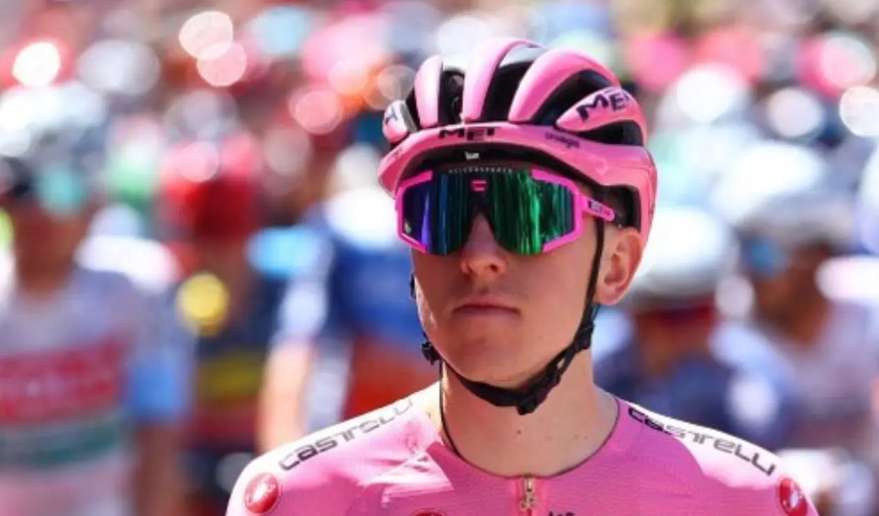 Tadej Pogačar en el Giro de Italia 2024