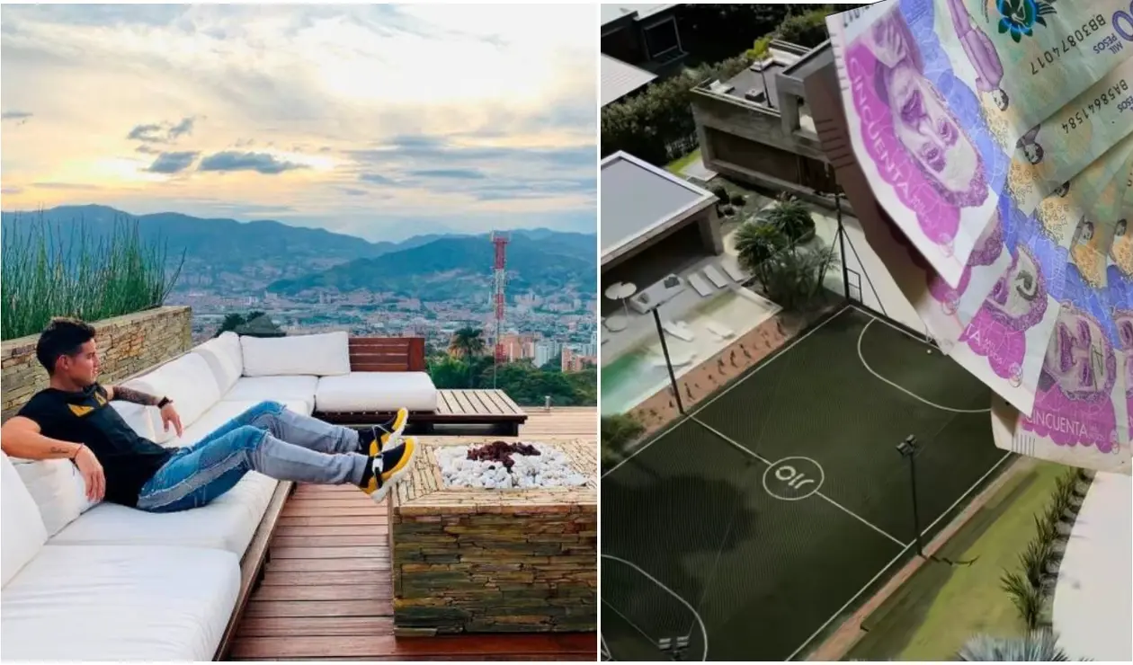 Revelan los lujos de la mansión que vende James en Medellín [VIDEO] 