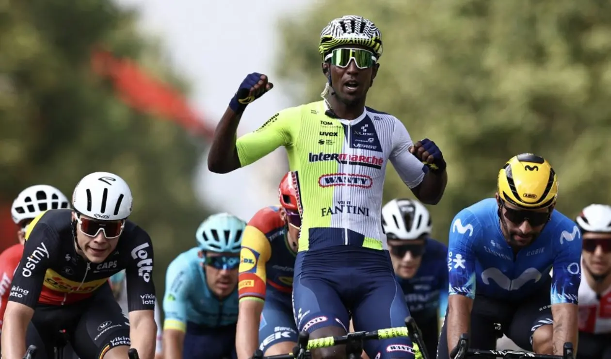 Biniam Girmay ganó la etapa 3 del Tour de Francia: Fernando Gaviria fue segundo