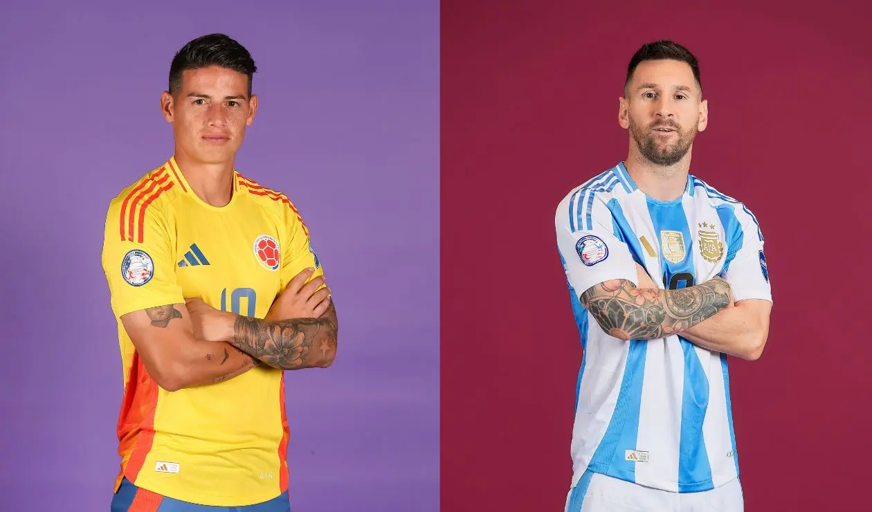 James vs Messi: la batalla clave en la final de la Copa América 2024