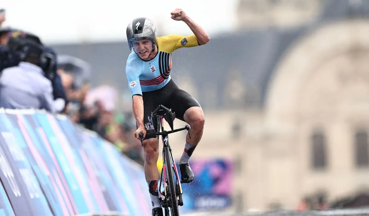 Remco Evenepoel sacó la casta en la crono y ganó el oro en París 2024