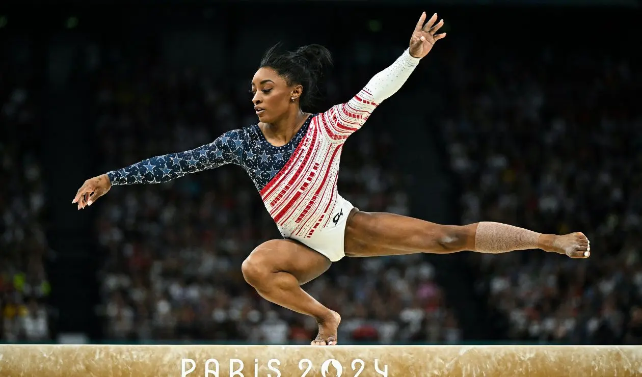 Simone Biles en los Juegos Olímpicos de París 2024