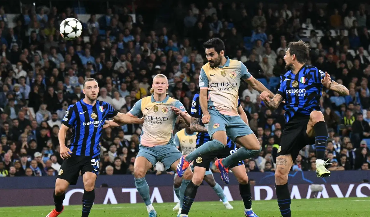 Manchester City se enredó y no pasó del empate ante Inter en Champions