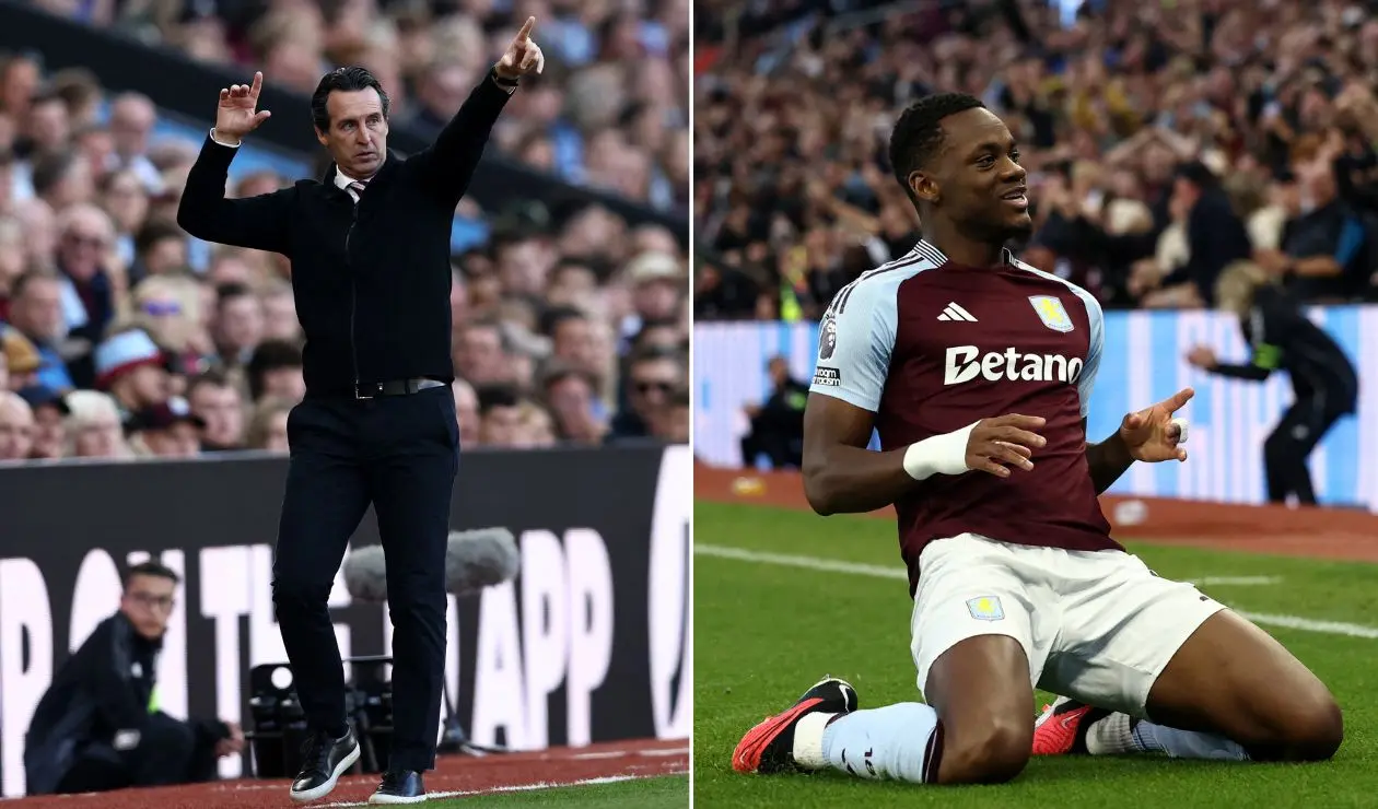 Unai Emery se rinde ante Jhon Jader Durán tras golazo en Aston Villa