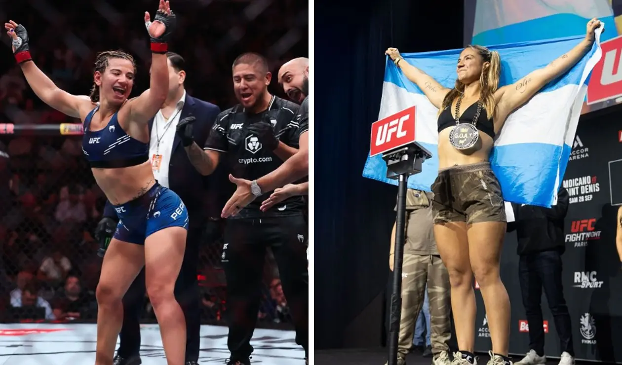 Ailin Pérez, luchadora de UFC