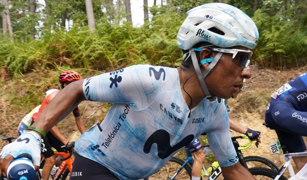 Nairo Quintana en la Vuelta a España 2024