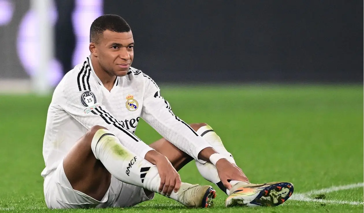 Kylian Mbappé con el Real Madrid