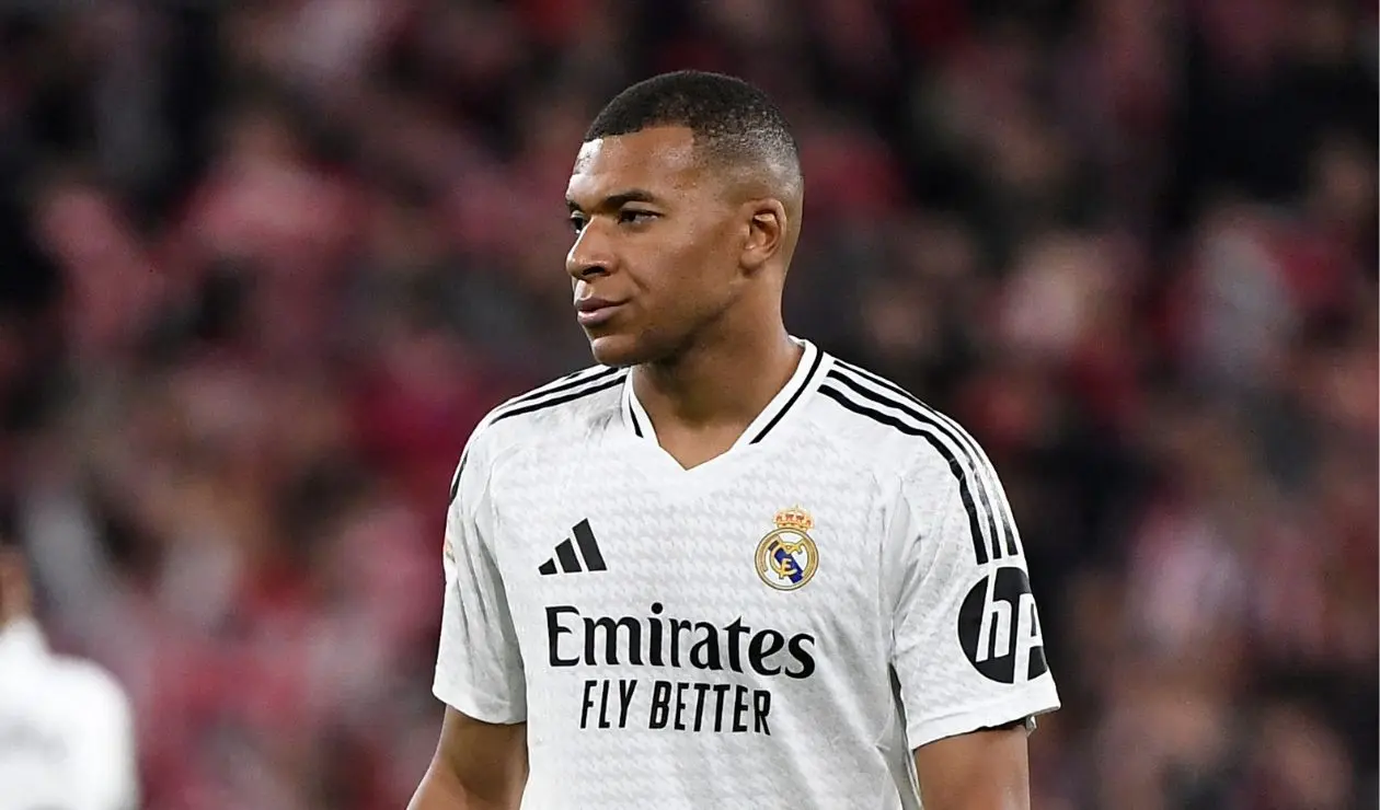 Kylian Mbappé con el Real Madrid