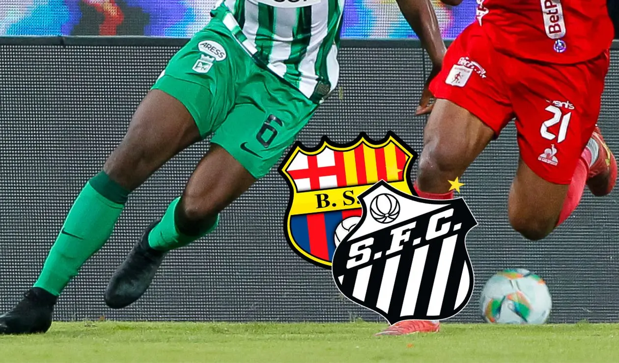 Dos grandes del fútbol colombiano van por un ex Barcelona y Santos