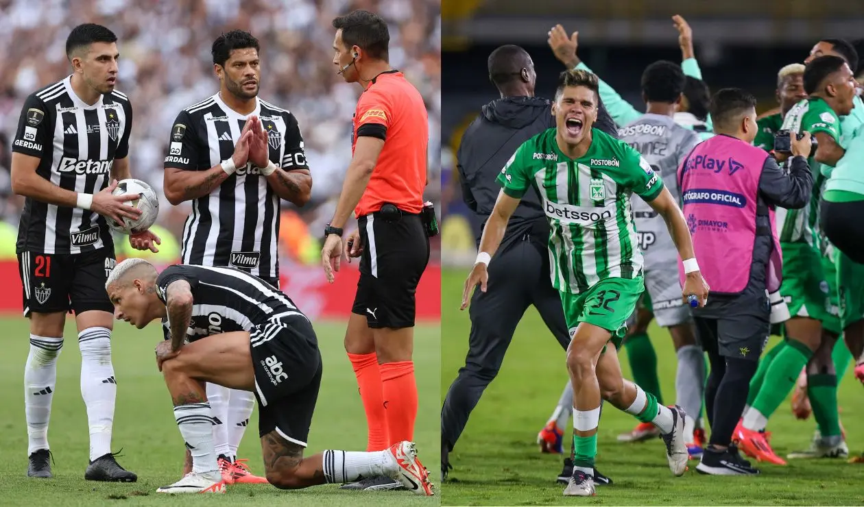 Atlético Mineiro y Atlético Nacional