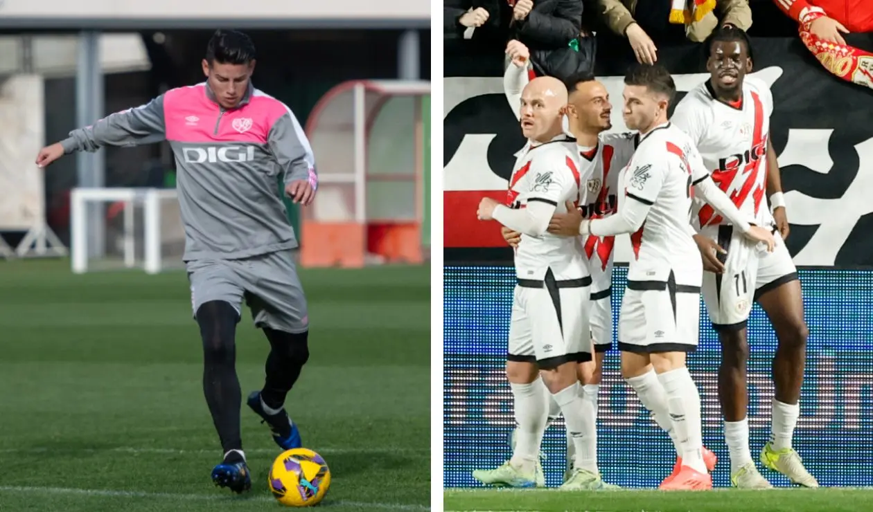 James y Rayo Vallecano