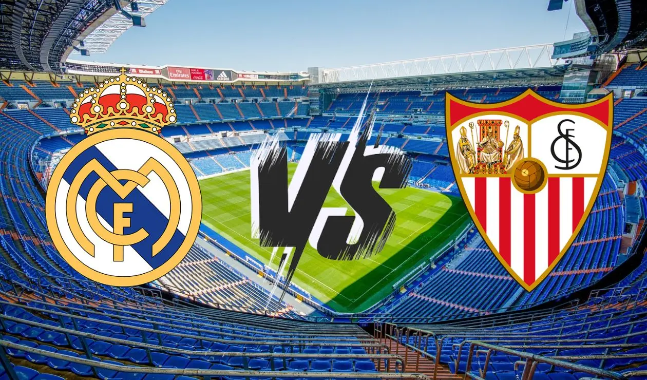 Escudos de Real Madrid vs Sevilla