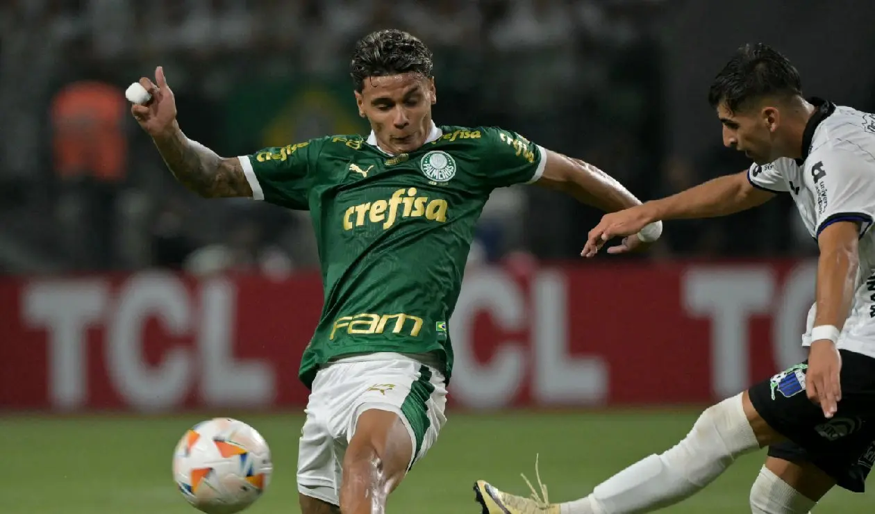 Richard Ríos, futbolista colombiano en Palmeiras