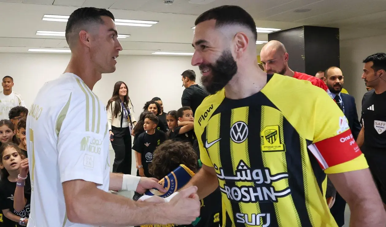 Benzema venció a Cristiano Ronaldo 