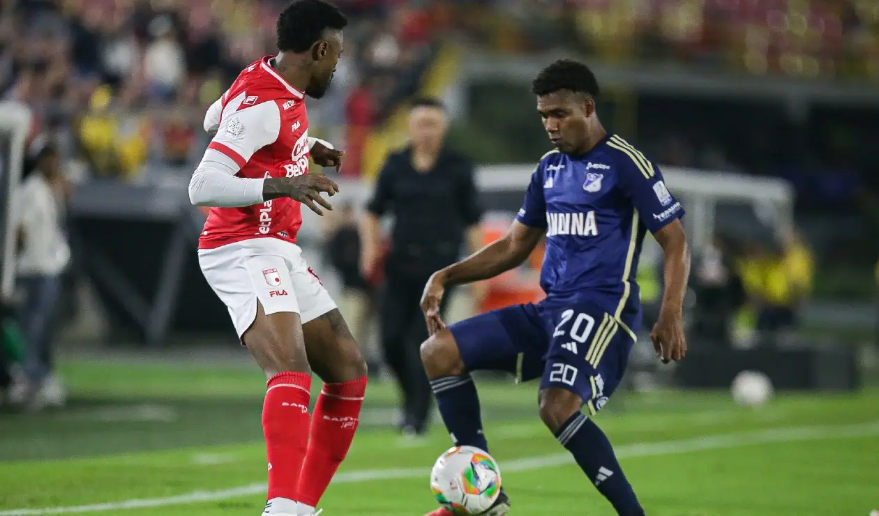 Santa Fe y Millonarios en duelo por cuadrangulares de Liga BetPlay 2024 II