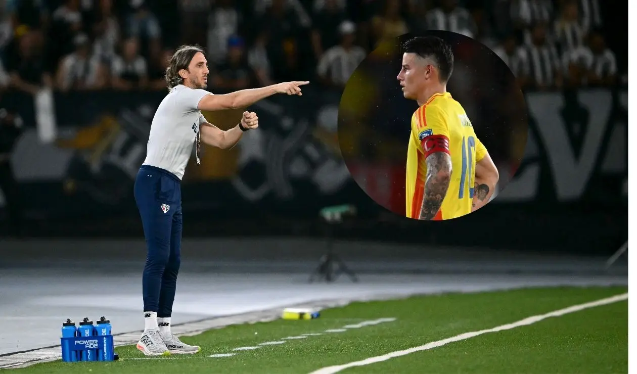 Luis Zubeldía critica a James Rodríguez