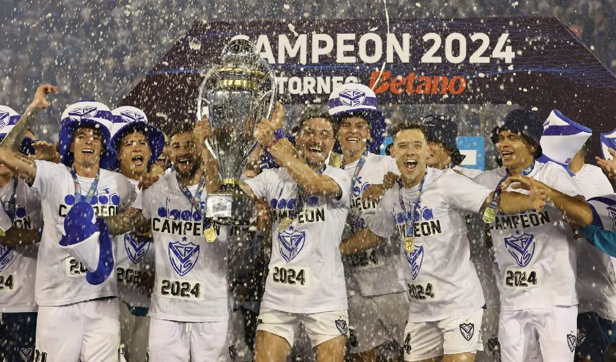 Vélez Sarsfield, campeón del fútbol de Argentina