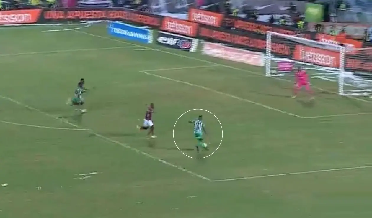 Video del gol de Andrés Felipe Román en Nacional vs Tolima