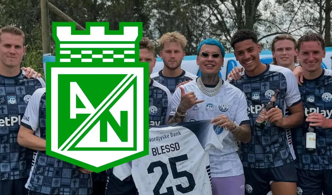 Vendsyssel, equipo de Blessd, y Atlético Nacional