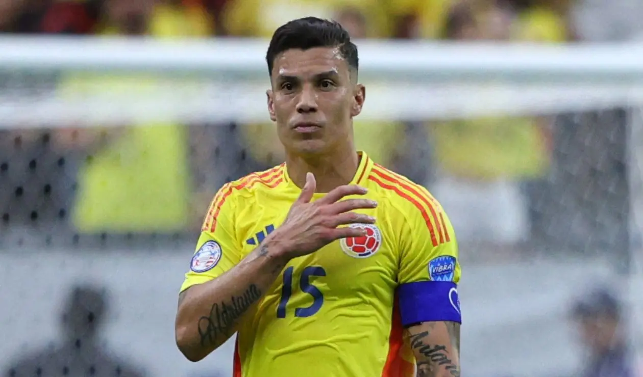 Matheus Uribe con la selección Colombia