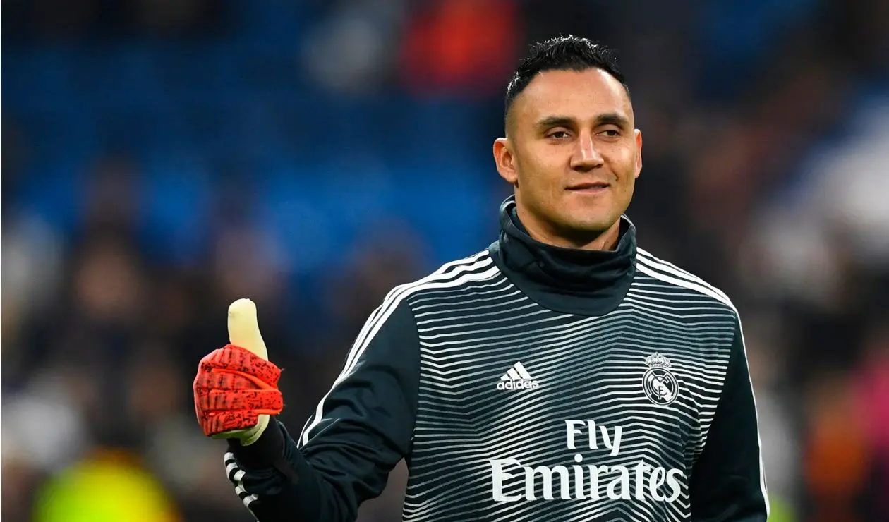 Keylor Navas con el Real Madrid
