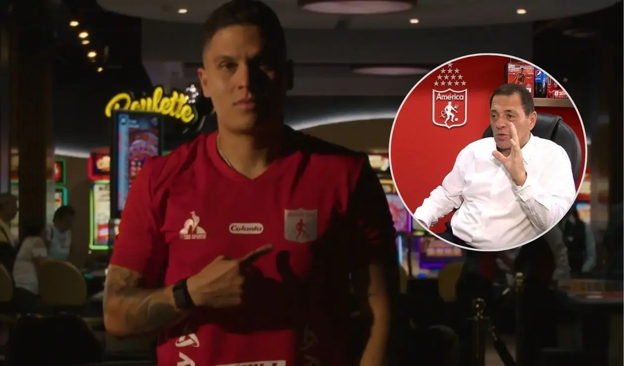 Tulio presentó a Quintero en América y se burló de camisetas piratas