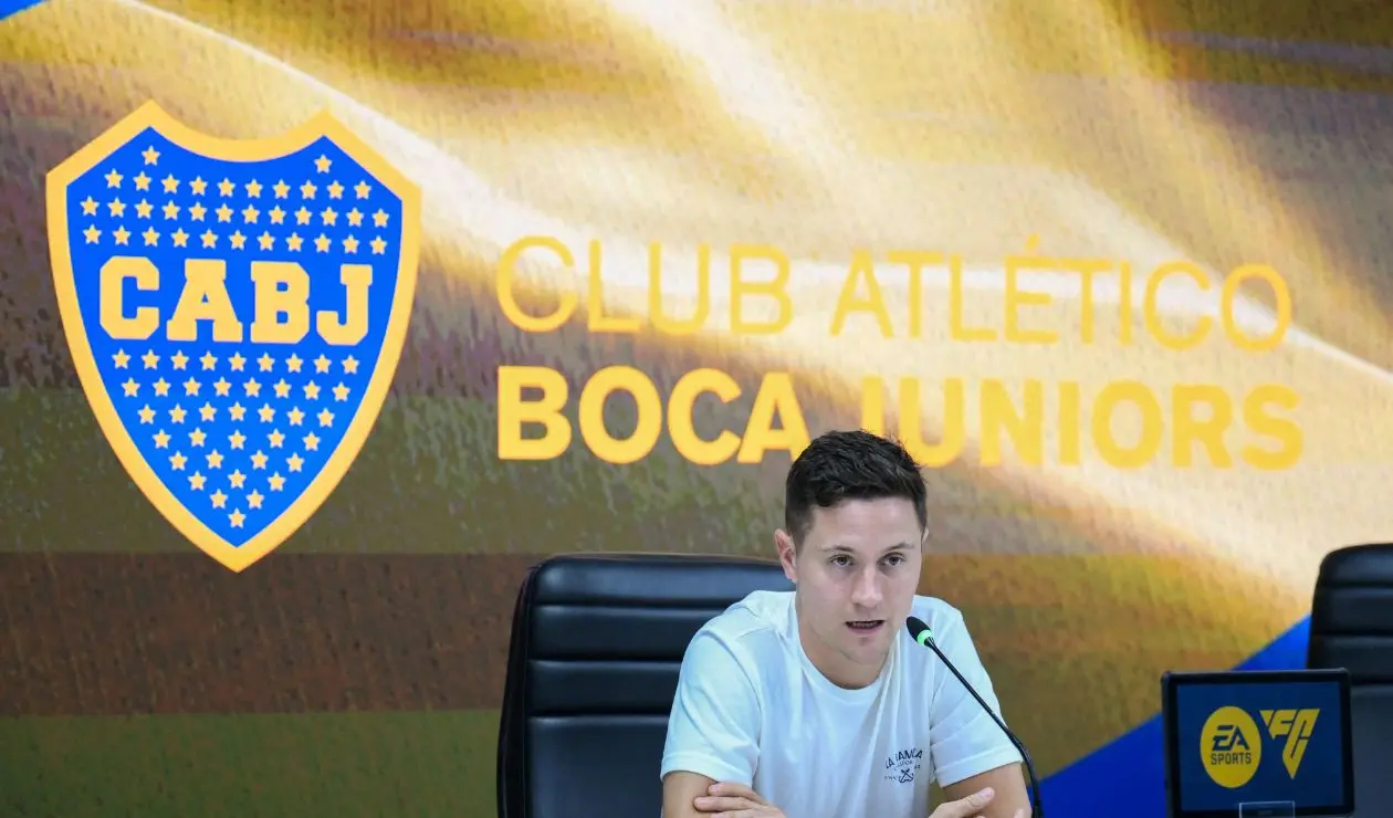 Ander Herrera con Boca