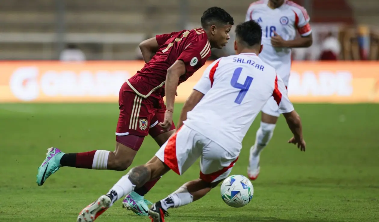Venezuela vs Chile - Sudamericano sub 20