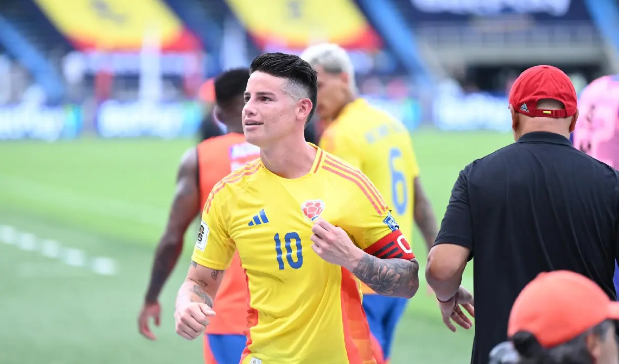 James Rodríguez, mediocampista de la Selección Colombia