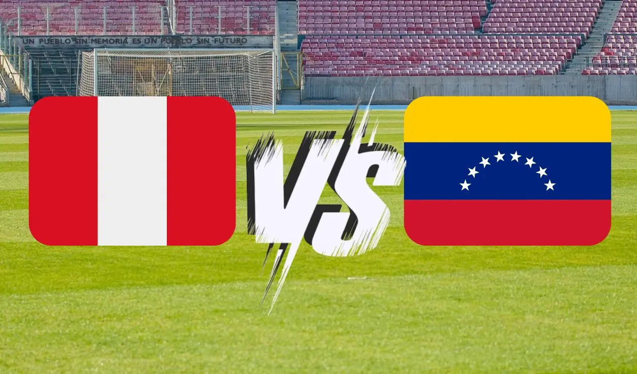 Bandera Perú vs Venezuela