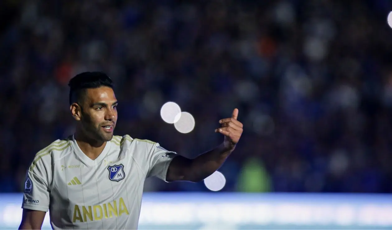 Radamel Falcao García con Millonarios