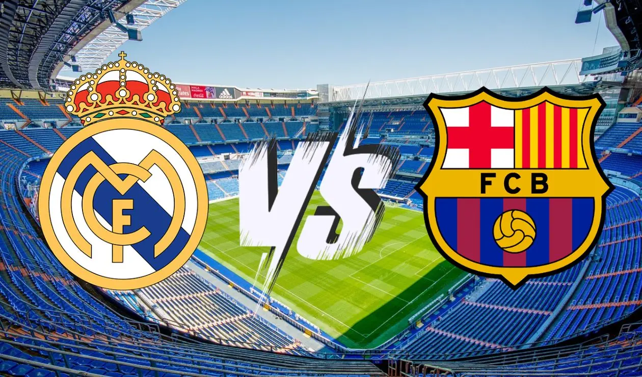 Escudos Real Madrid vs Barcelona