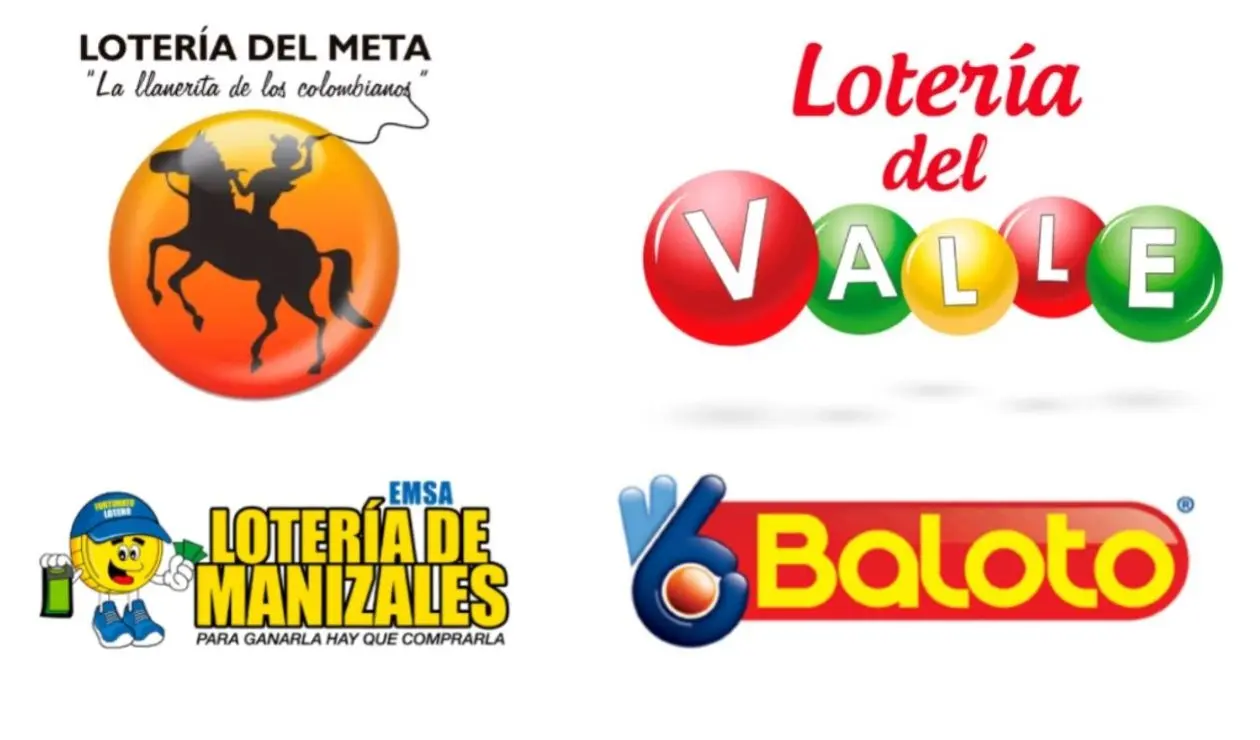 Resultados de las loterías del Meta, Manizales y Valle