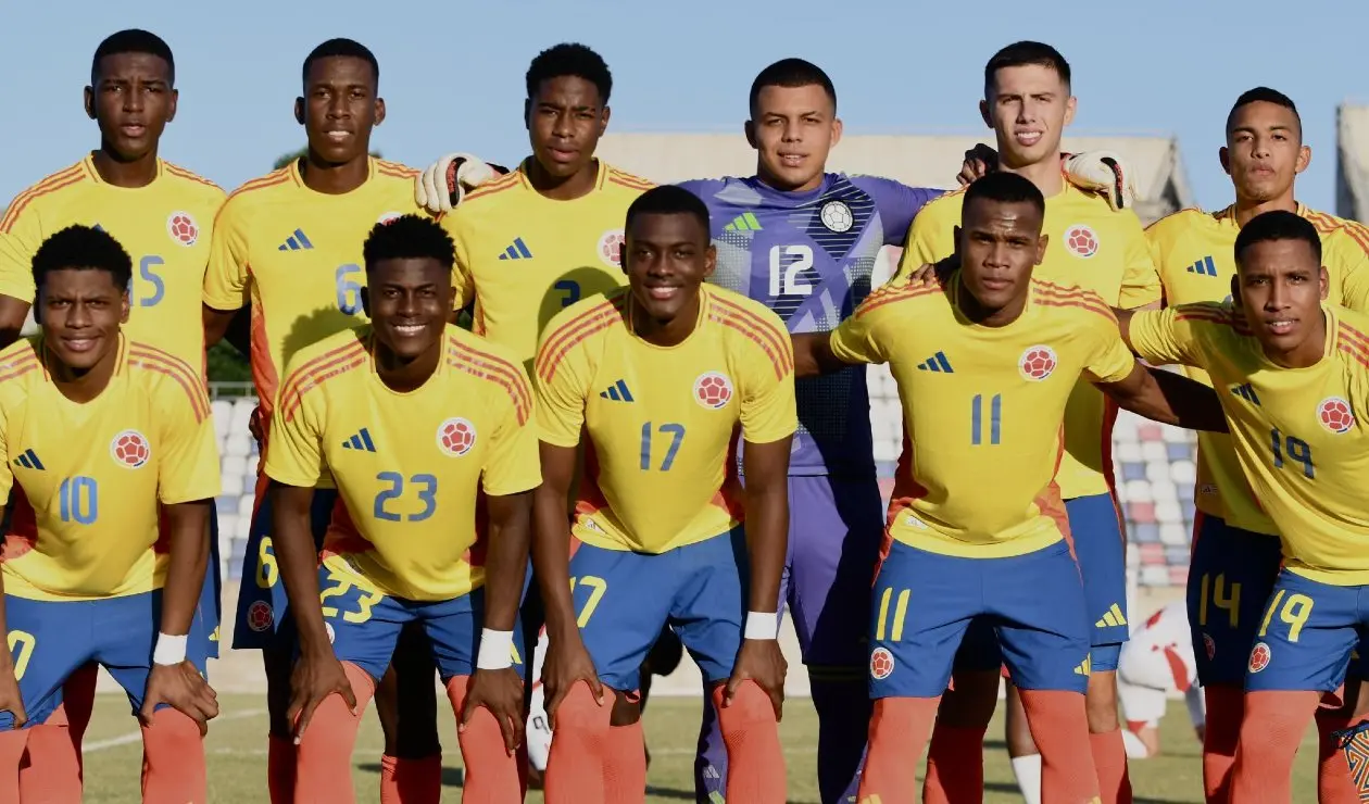 Selección Colombia Sub-20 en partido amistoso - 2025