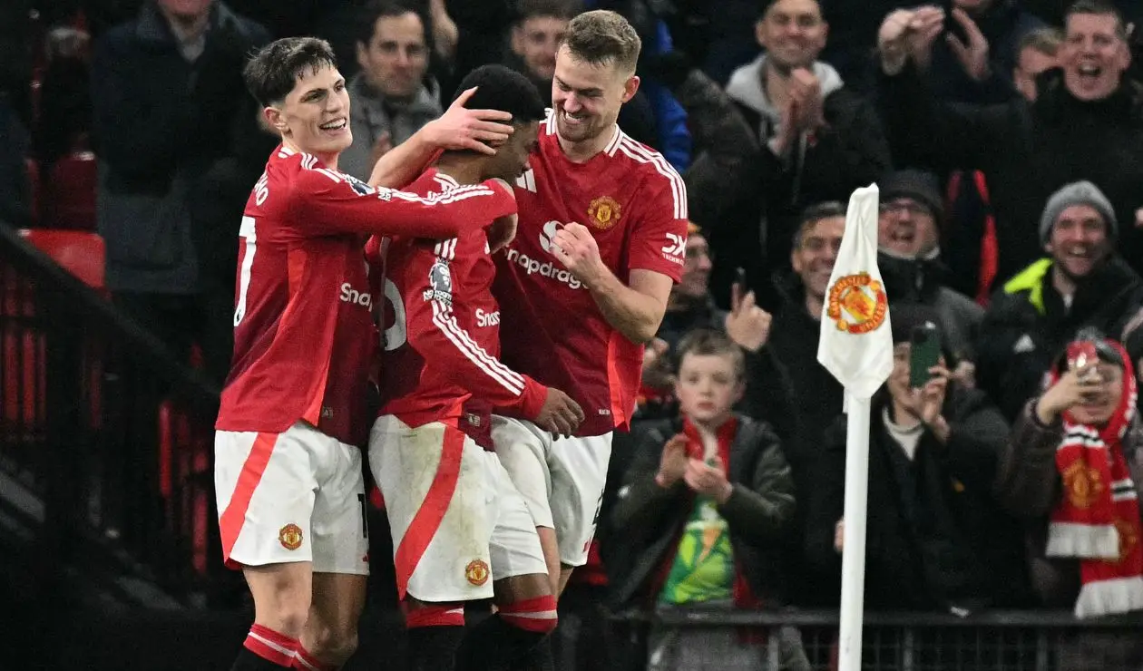 Jugadores del Manchester United
