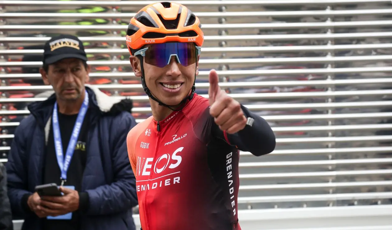 Egan Bernal con el INEOS